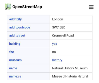 Lien OSM