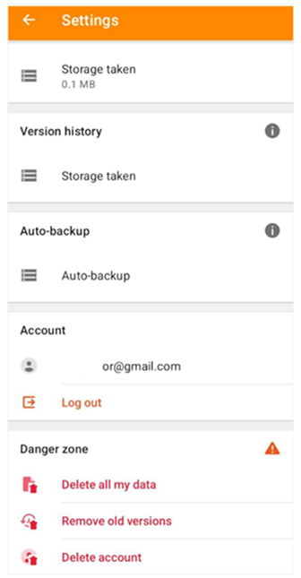 Modifications OsmAnd Cloud