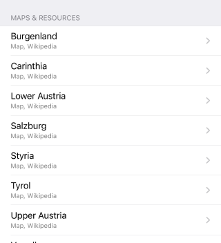 Téléchargement de courbes de niveau iOS