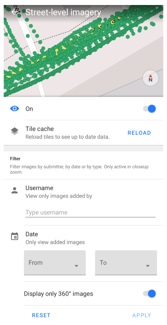 Filtre Mapillary