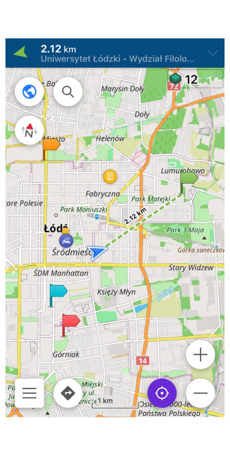 Différence marqueur navigation iOS 1