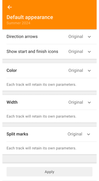 Apparence Android