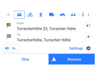 Reprendre la navigation Android
