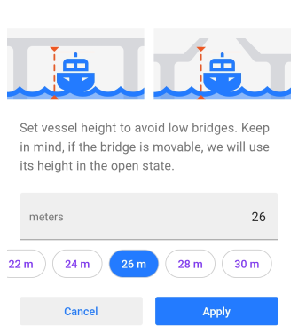 Paramètres de navigation Android