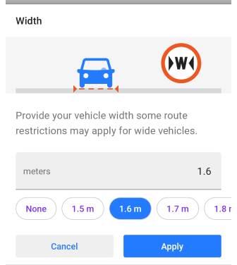 Paramètres de navigation Android