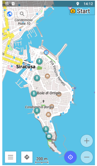 Notes sur la carte