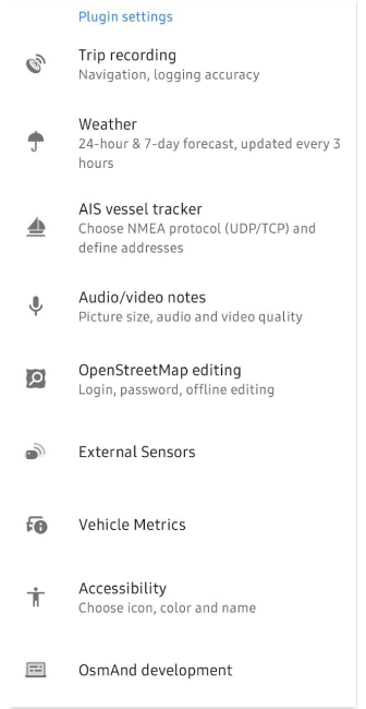 Profile Settings Plugins Android