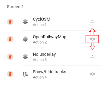 Widget Action rapide_android_order