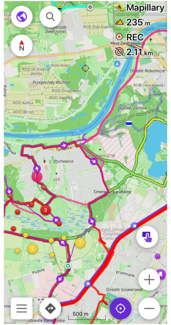Gérer la trace Aperçu iOS
