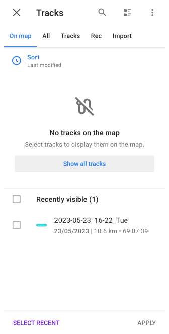 Configurer les tracés de carte Android