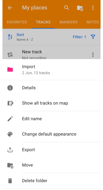 importer plusieurs traces