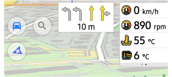 Widgets de métriques de véhicule Android