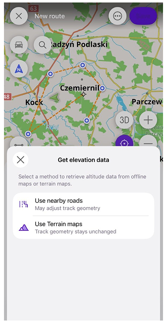 Dati altitudine iOS