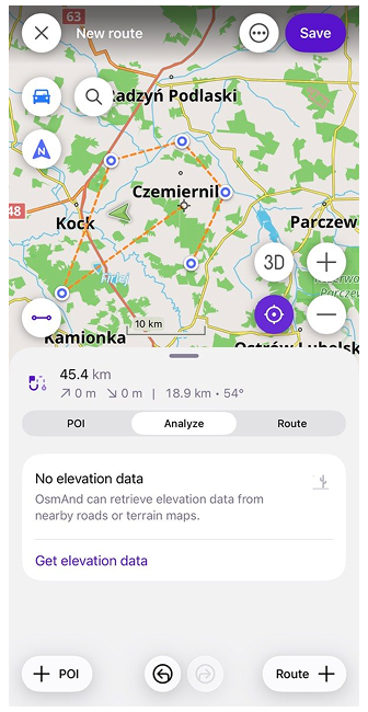 Dati altitudine iOS