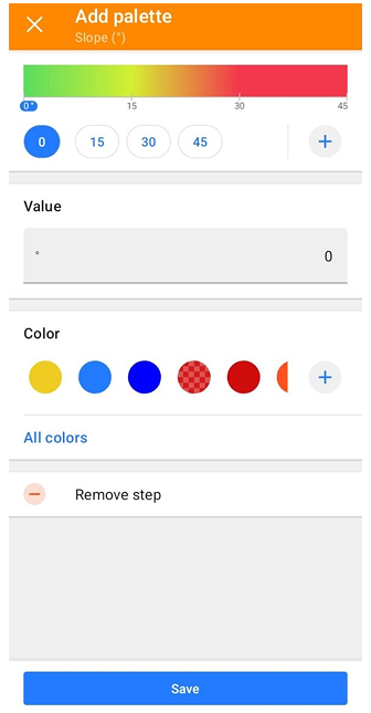 Modifica schema di colori