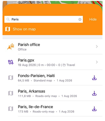 Ricerca PDI iOS