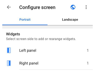 Layout Schermata Mappa