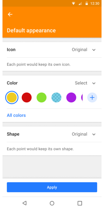 Functies favorietenmap Android