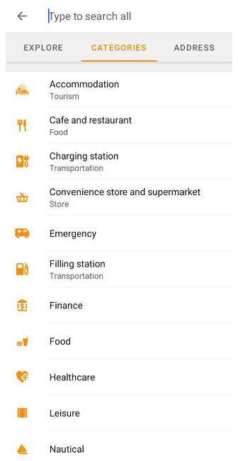Wyszukiwanie POI na Androidzie