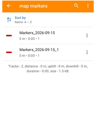 Koordinat girişi kaydetme noktası Android 2