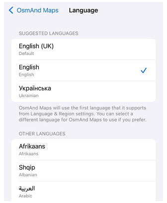 Genel Ayarlar Dil iOS