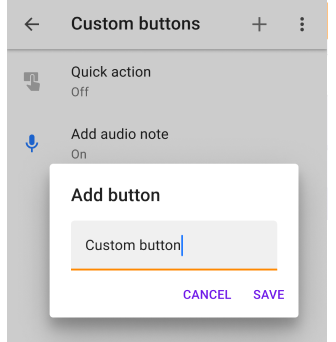 Користувацька кнопка Android