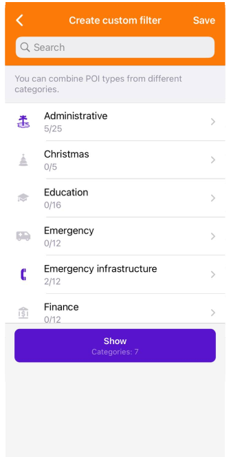Користувацький POI iOS