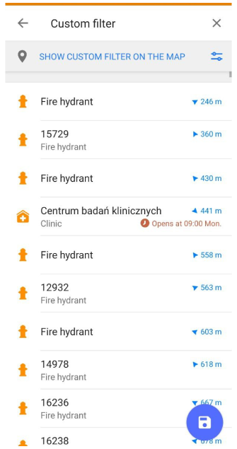 Збереження користувацького POI Android
