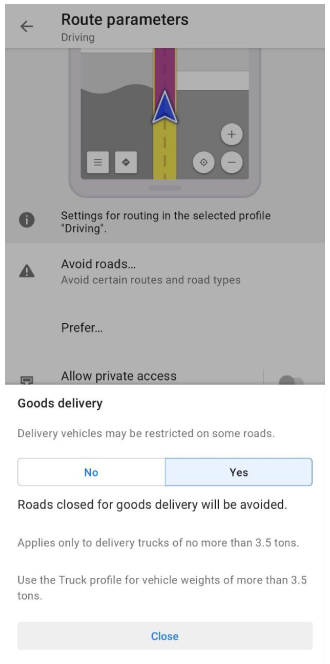 Доставка вантажів Android