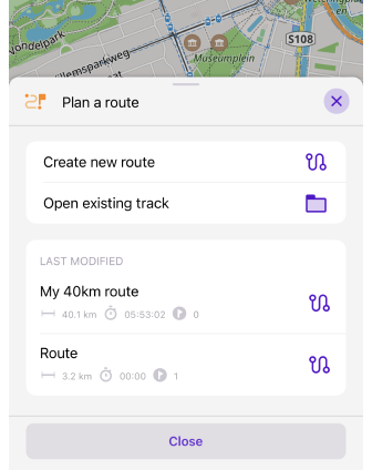 Планування маршруту iOS