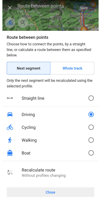 Планування маршруту Android