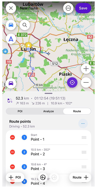 Планування маршруту ios