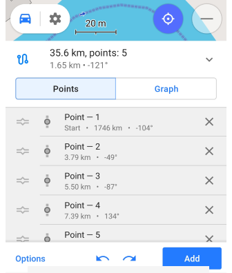 Планування маршруту Android