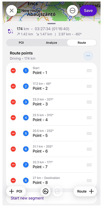 Планування маршруту ios