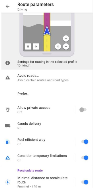 Налаштування автомобільної навігації Android