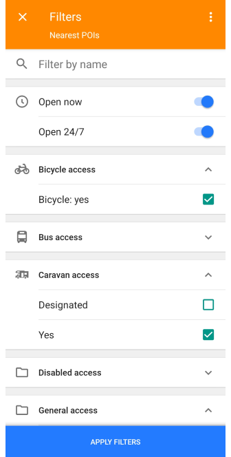 Пошук POI Android
