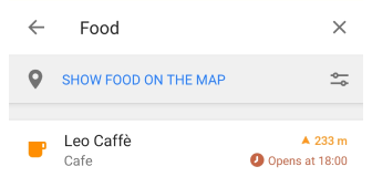 Пошук POI Android