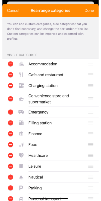 Пошук POI iOS