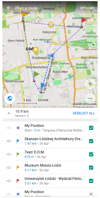 Альтернативне сортування маркерів Android 4
